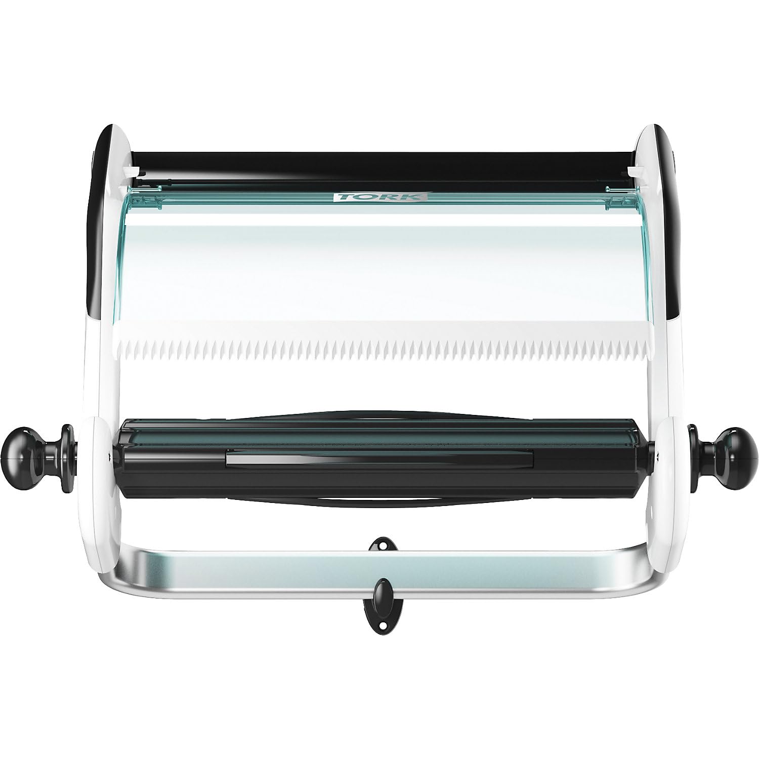 Tork Supporto Da Parete Per Salviette Di Carta Bianco E Turchese W1, Montaggio A Parete, Linea Performance, 652100-image