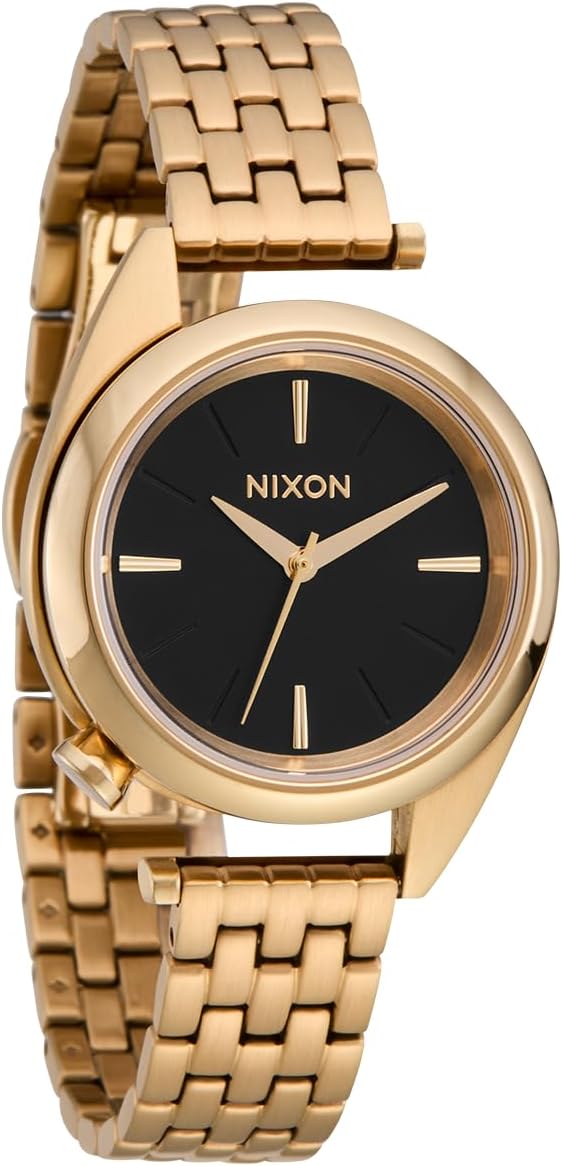 NIXON Eddy A1459 - 100m Water Resistant Analog Women's Watch (38mm Face, 12mm Five Link Stainless Steel Band)