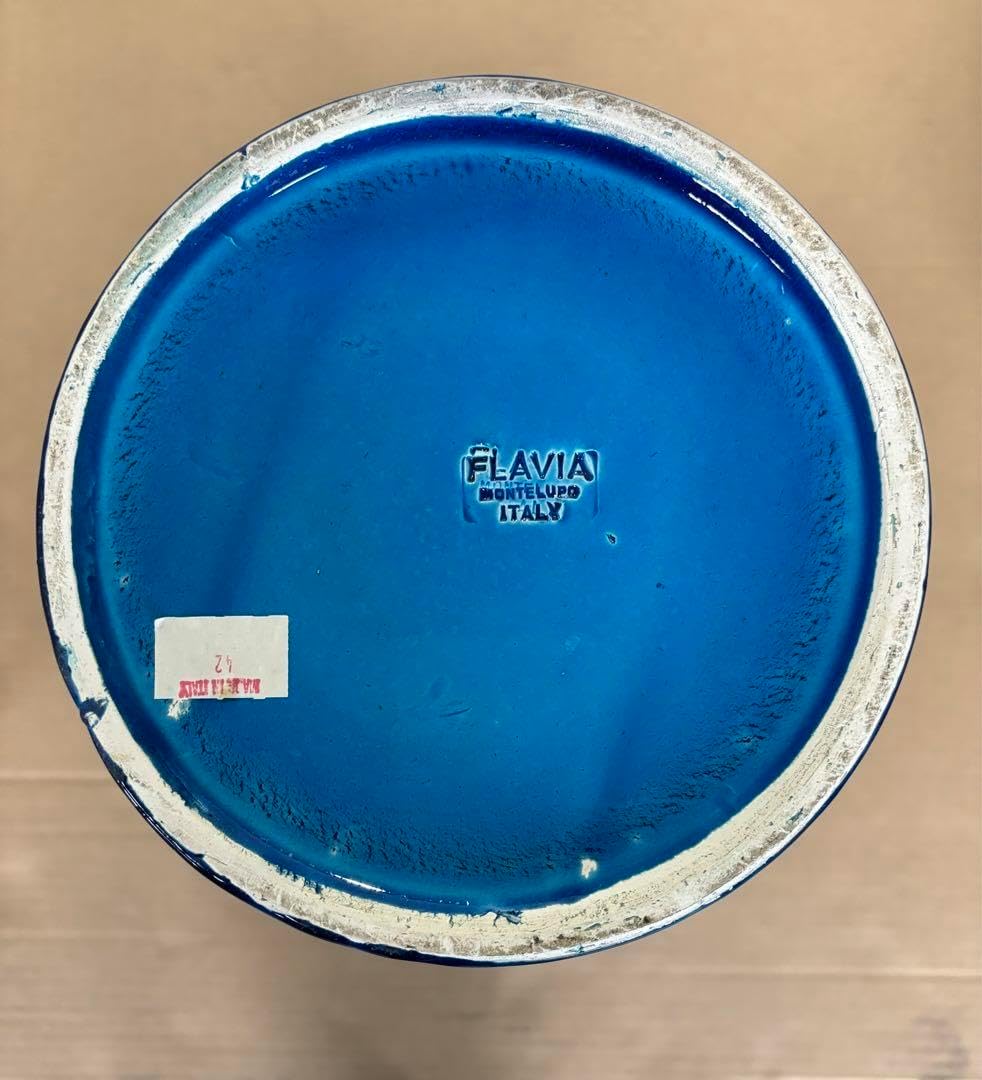 フラビア FLAVIA リミニブルー 傘立て イタリア製 アンティーク FLAVIA リミニブルー 傘立て イタリア製 アンティーク フラビア
