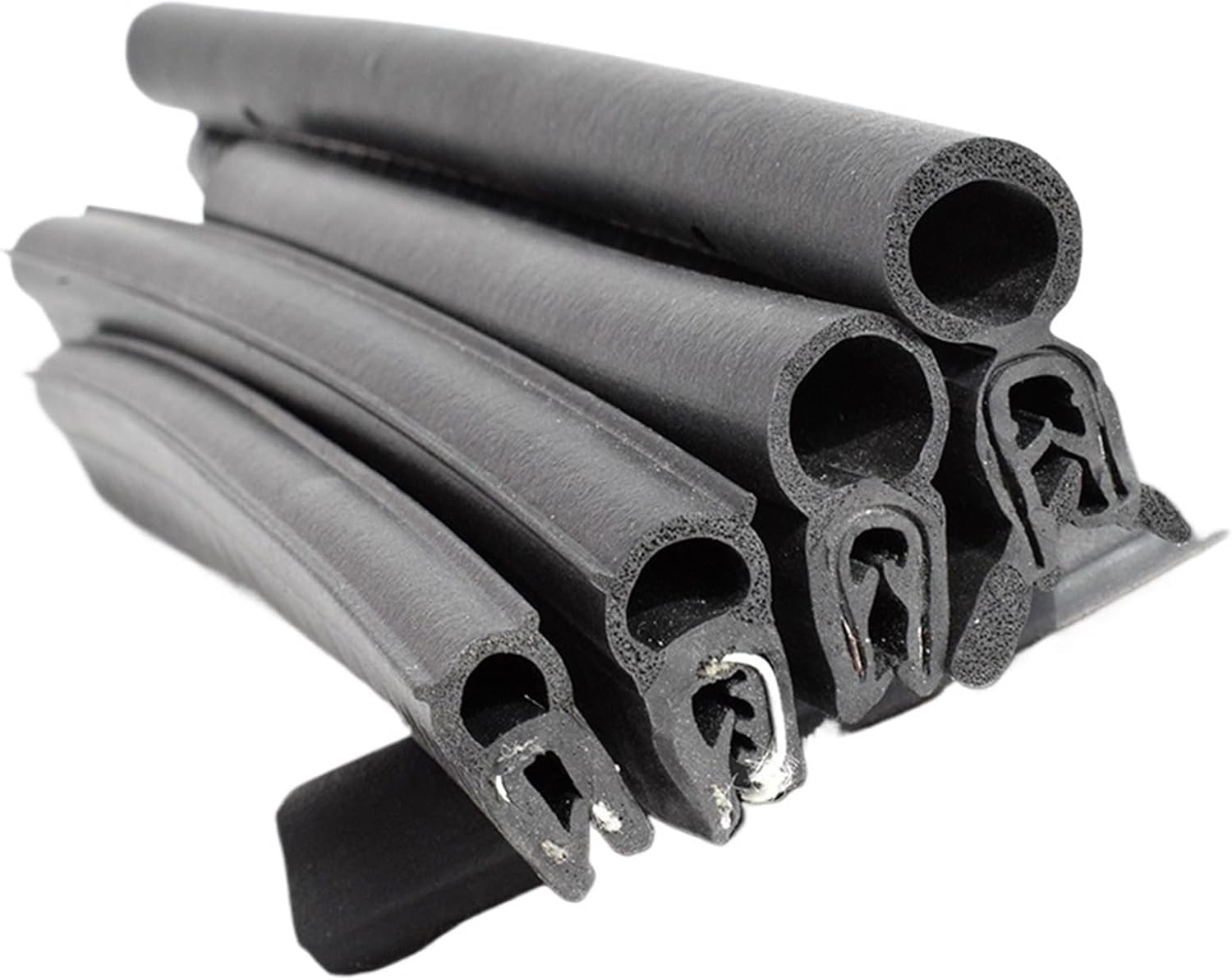 3,Meter Universal Gate Rubber Strip for Cabinet Doors Cabinet Door Auto Door Seal Car Rubber Door Seal Auto Accessories(Side of The Bubble)