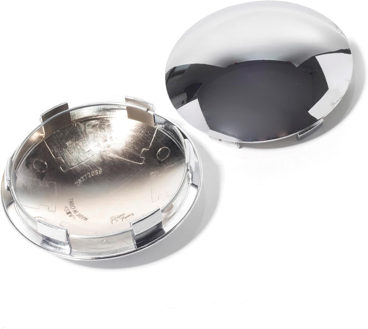 2Pcs 95mm(3.74in) Wheel Center Caps Wheel Rims Replacement 3156 ACC3156-06 3156 06 Chrome Hub Caps, Compatible with Boss Motorsports Rim Caps, OD: 95mm(3.74in) ID: 85.5mm(3.37in)