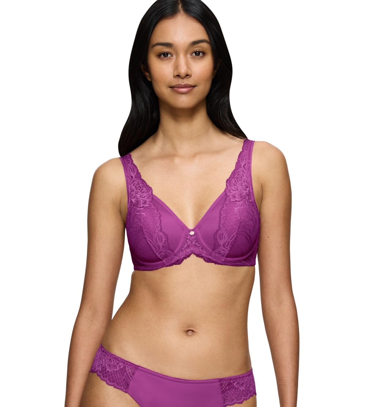 Triumph Wild Peony Floral WP Purple, Purple, 36D