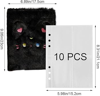 Amazon.co.jp: トレカケース コレクトブック ぬいぐるみ 猫柄 アルバム