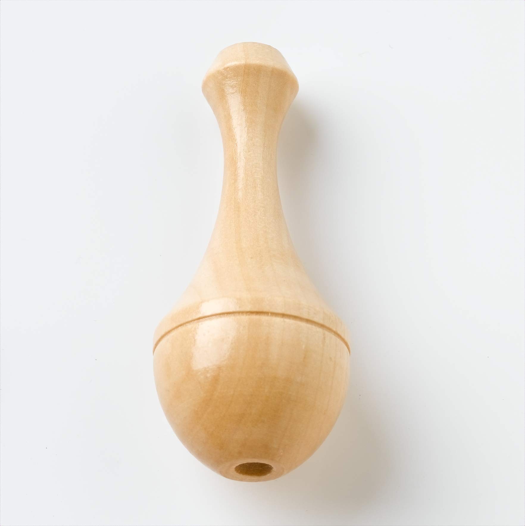 Onestopdiy.com Light Acorn Cord Pull Weight Wooden Vase Shaped Used For Switches