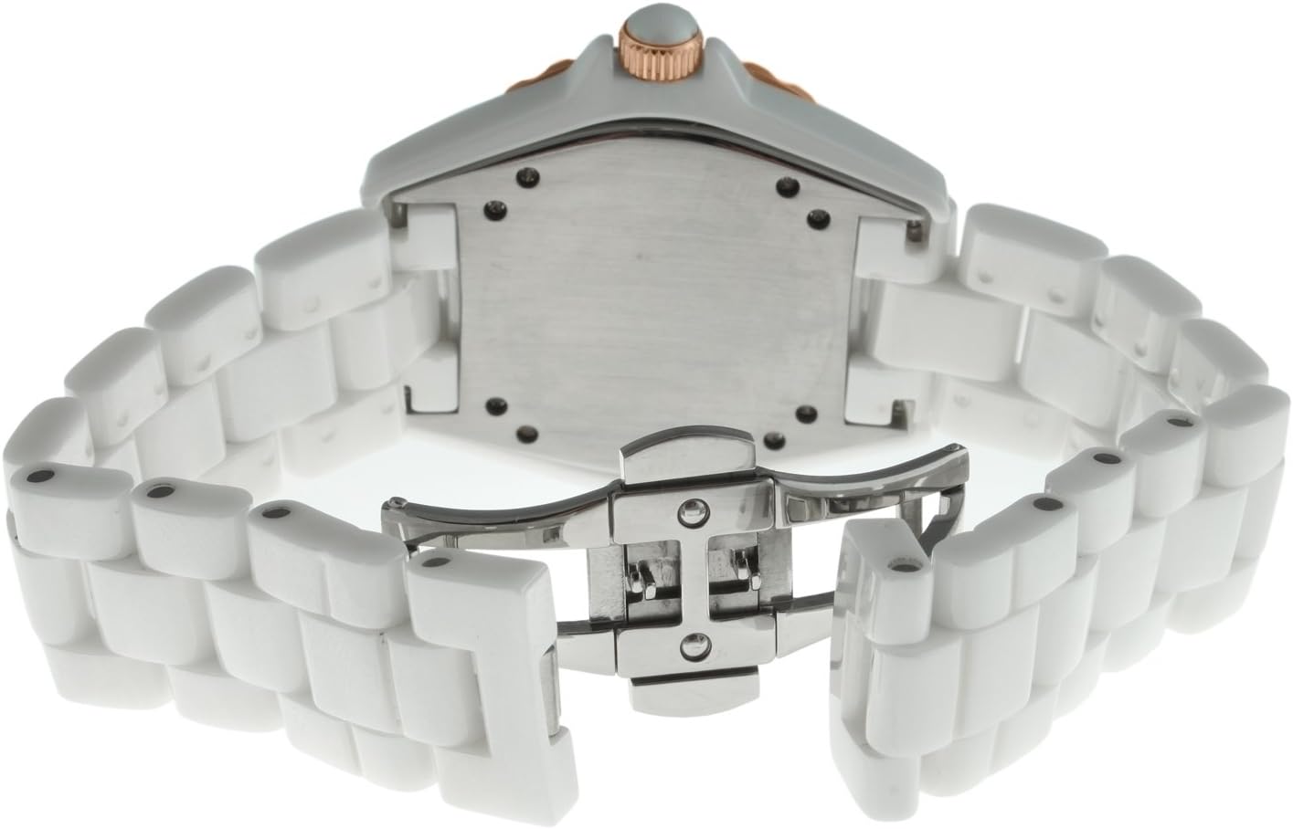 Peugeot Women's Swiss Ceramic Watch - White Case and Bracelet, Analog Display - Image 3