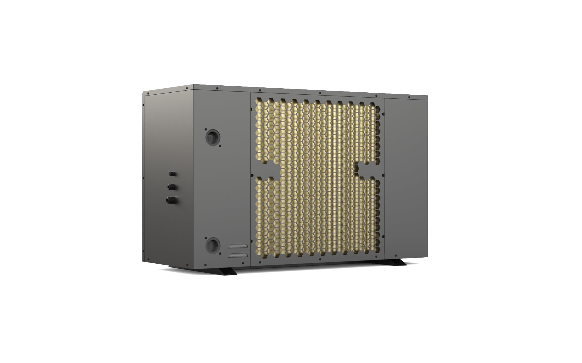 STEINBACH Wärmepumpe Silent 17,5 – 049317Z – Inverter Pool Wärmepumpe bis 70.000 l – Heizleistung 17,5 kW – Heiz- und Kühlfunktion – Touch-Display – WLAN App-Steuerung – effizientes R290-Kältemittel