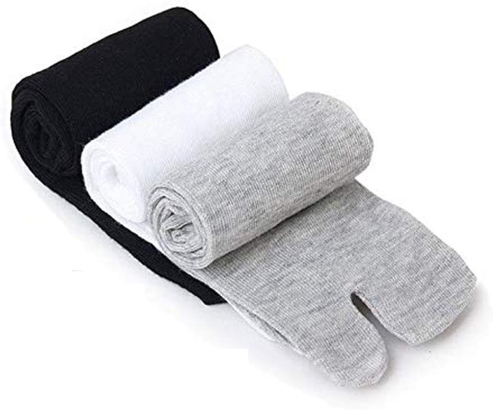 3 Pairs Men Boy Cotton No Show Liner Low Cut Boat V Socks Sandal Split Two Toe Tabi Flip Flops Socks