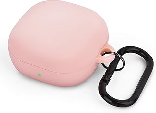 جراب حماية سيليكون من ايرسبو متوافق مع سماعات جالاكسي بودز برو 2021/ لسامسونج بودز لايف (2021) (بينك)، زهري