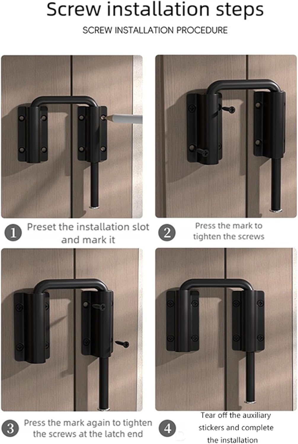 Multi Purpose Adjustable Cabinet Door Latches Aluminum Construction Easy Installation Door Fastener