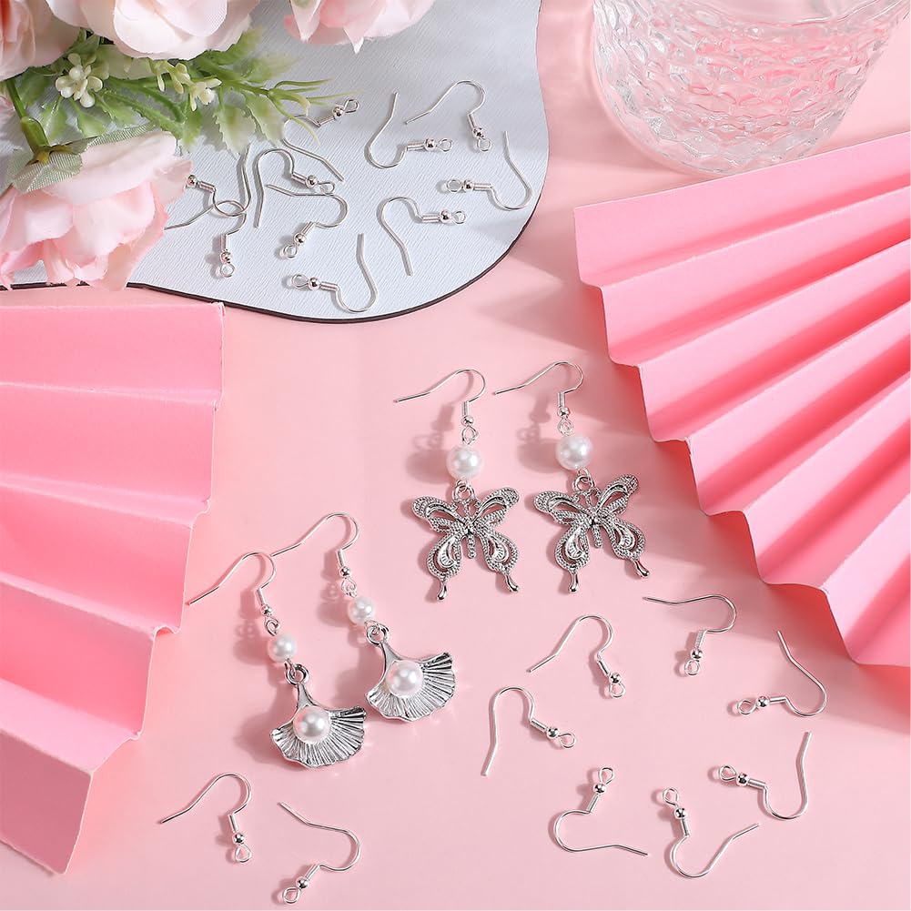SUNNYCLUE Ohrringhaken Set – 80 Stück, Edelstahl & 18K Vergoldet, Mit Schlaufen, Für DIY Schmuck