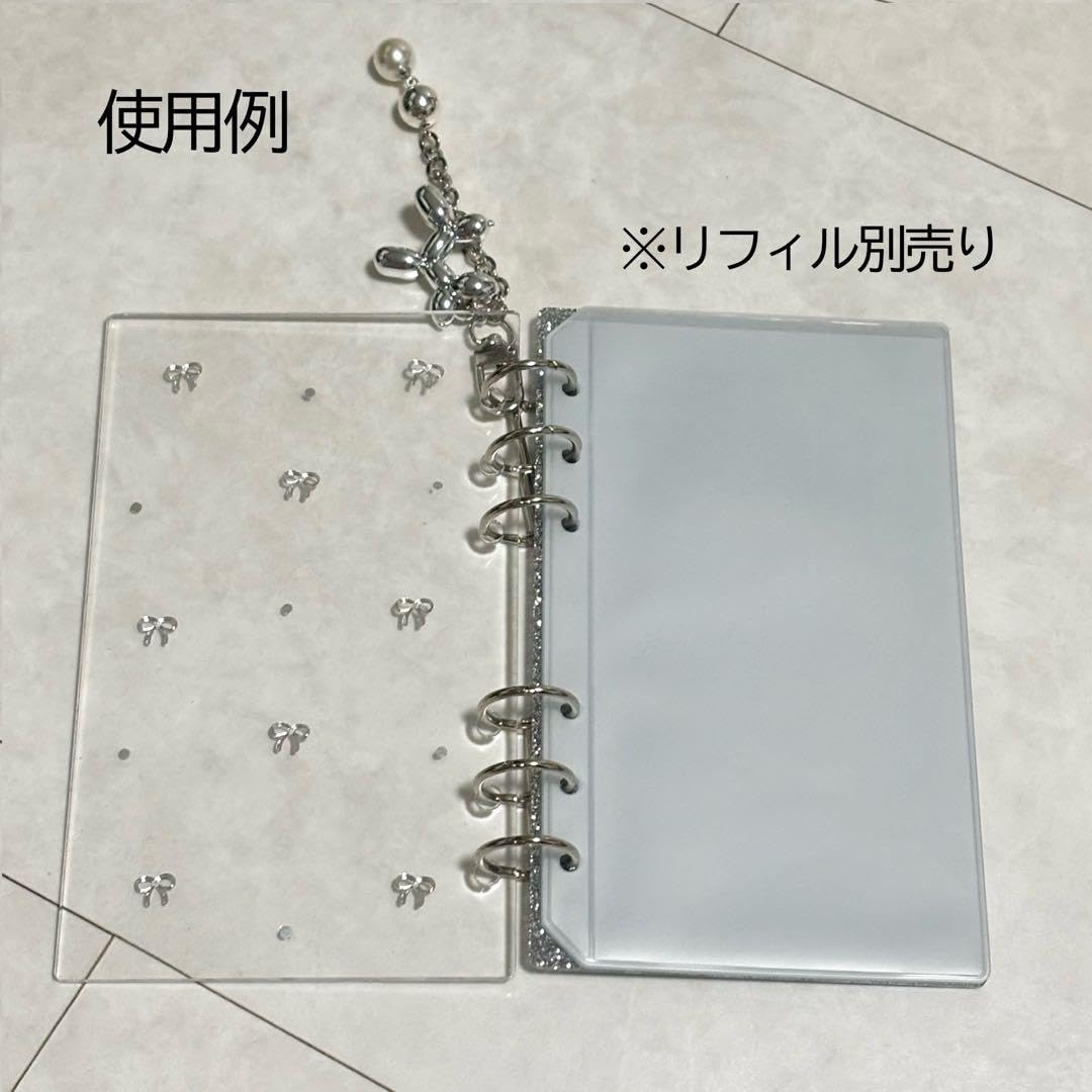 ✨しなもん୨୧ ✨A6 アクリルレジンバインダー　リング付き×3セット Amazon | A6 アクリルレジンバインダー リング付き 韓国 貯金 | O型