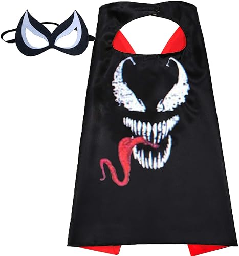 Aodai Capa de superhéroe para niños disfraces de Halloween Disfraz de juguetes de superhéroe de 4 a 12 años para niños regalos de fiesta de