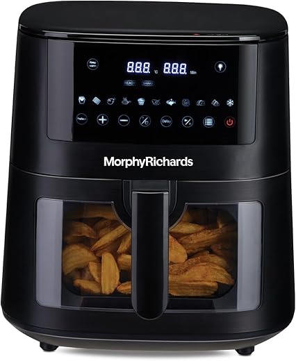 Morphy Richards Crystal Crysp transparent Air fryer for home | See through air fryer oven | 6.5L healthy air-fryer – stay guilt-free