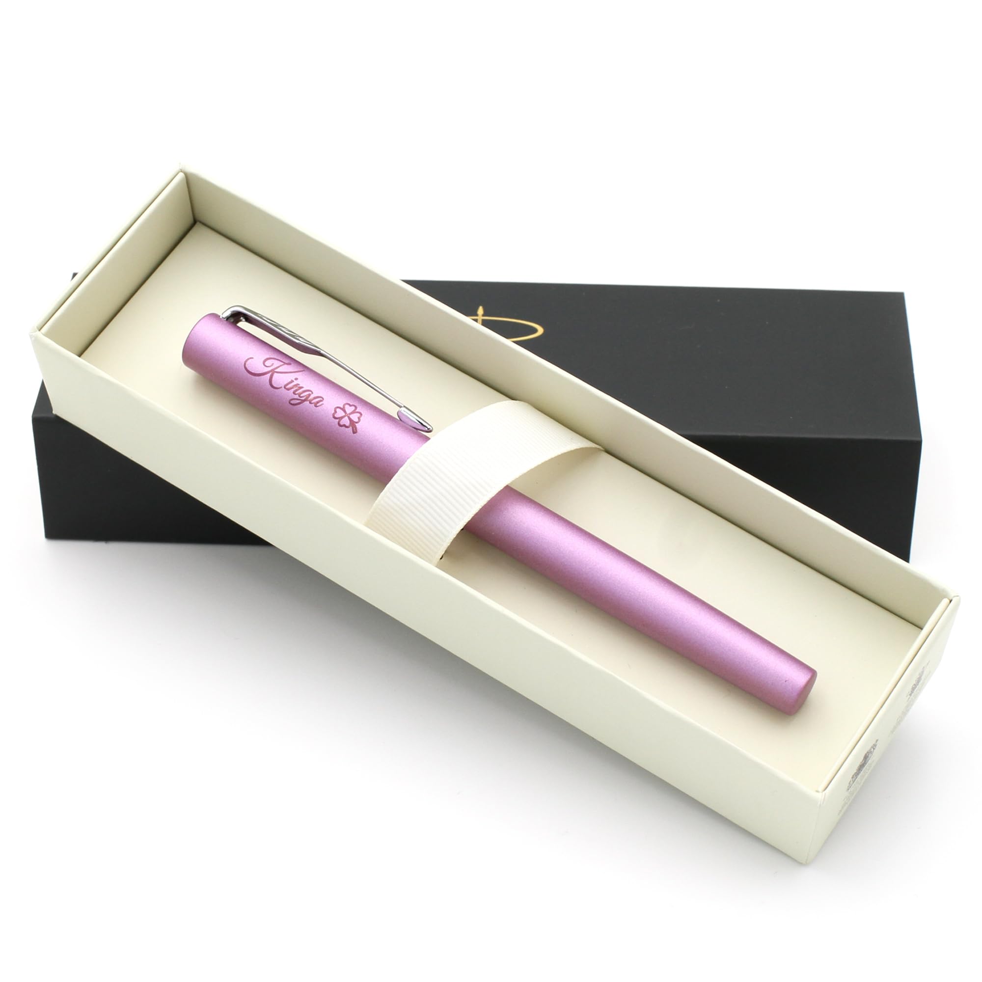 Bolígrafo roller Parker Vector XL personalizado + caja de regalo (Lila) | Pluma grabada a medida con nombre | Regalo único para él o para ella