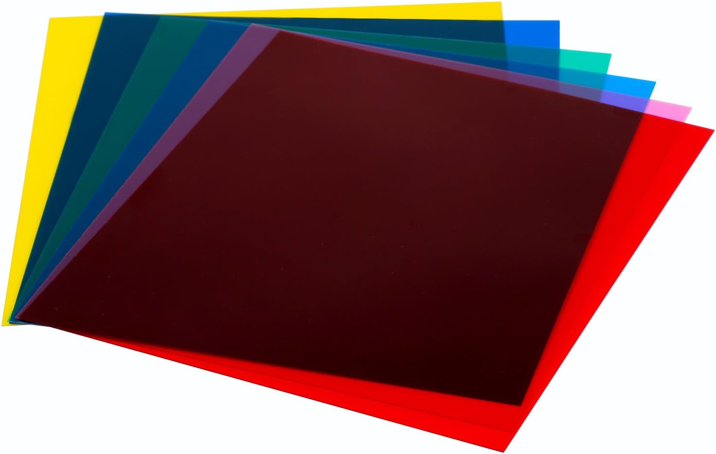 Neewer® 7"x8"/18 x 20 cm Transparent Color Correction Lighting Gel Filter Set Pack of 6 Gel Sheet for Photo Studio Strobe Flash Light (Red,Blue,Green,Cyan,Yellow,&Magenta)