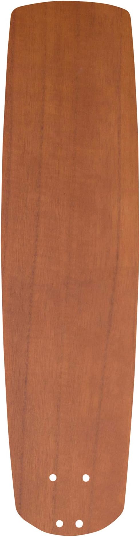 kathy ireland HOME Solid Wood Indoor-Outdoor Ceiling Fan Blades, Teak, Damp Location, Set of 5 Blades |25 Inch