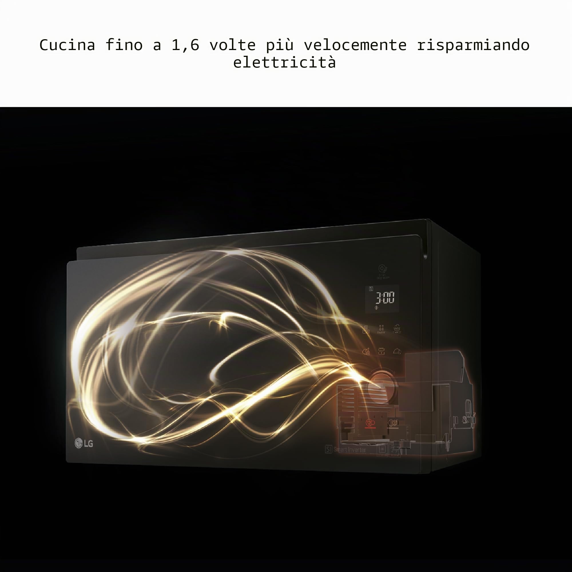 Microonde da incasso LG MGBZ2593F 25L con Grill 900W