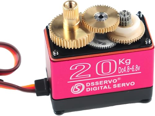 Miniatura 6 de 4 juegos de 44.1 lbs DS3218 Servo digital de gran par 180 grados con 25T servo brazo completo metal engranaje RC juguetes DIY modelo resistente al