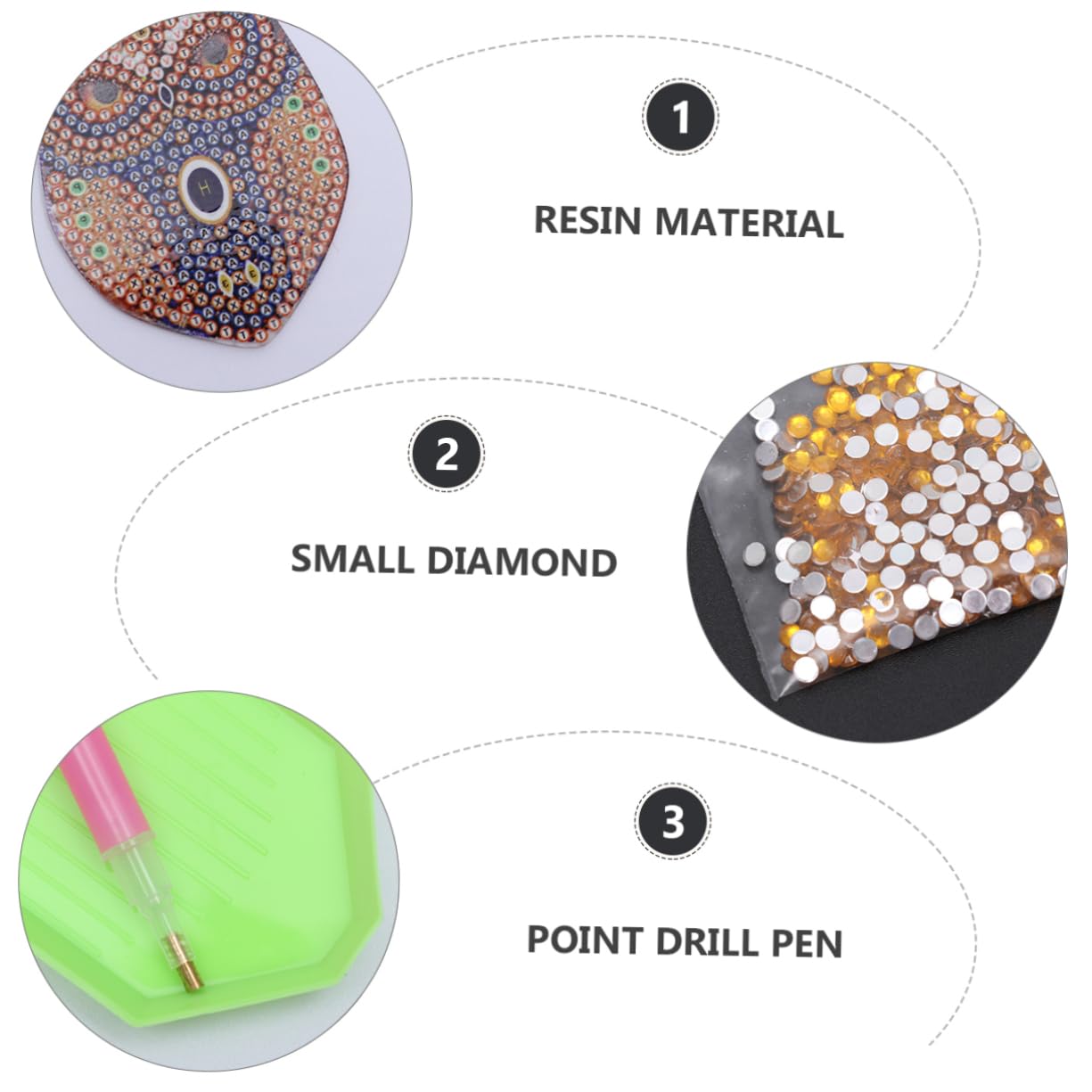 BESPORTBLE Portachiavi Diy Per Accessori Creativi Per Pittura E Decorazione
