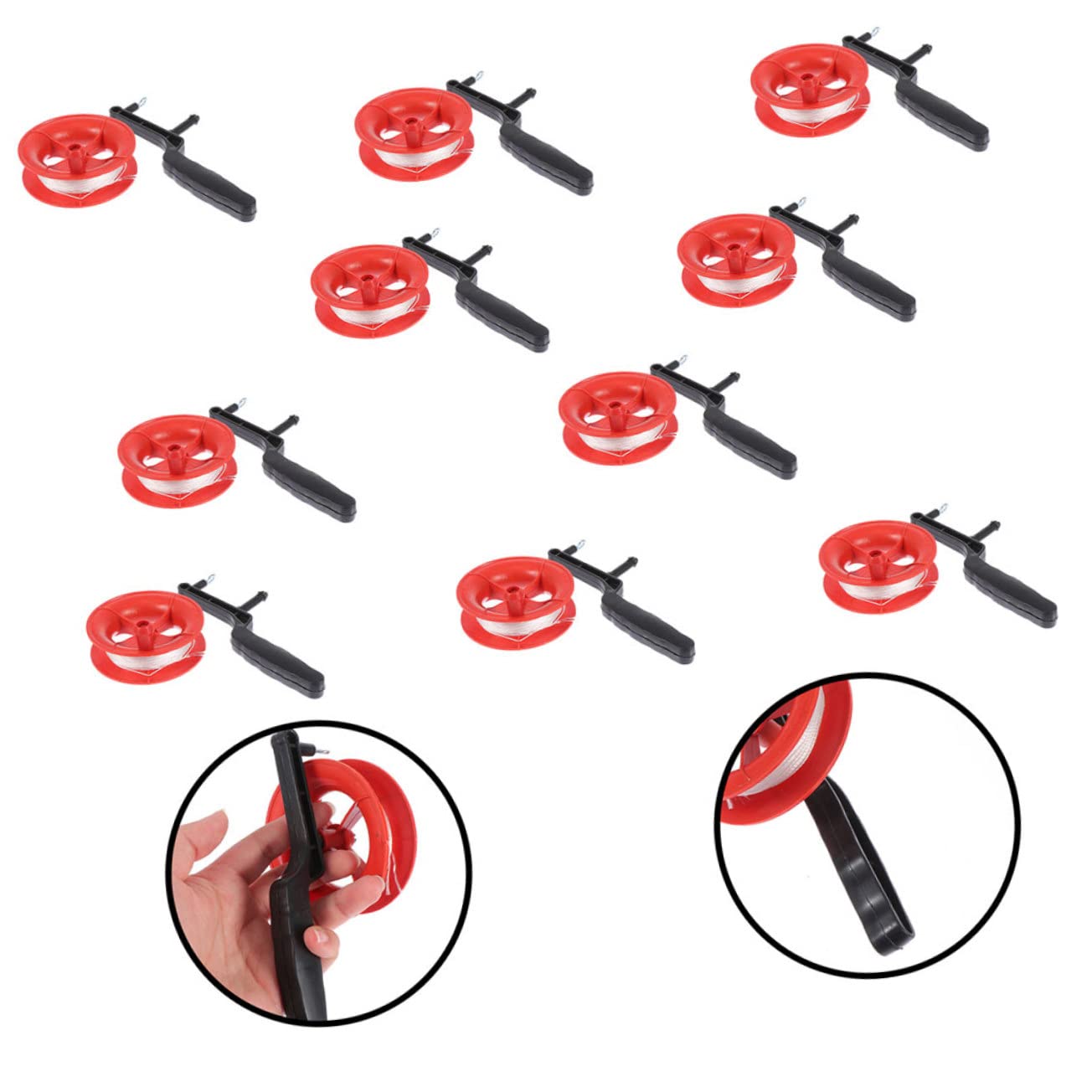 CIYODO Kite Wheel Kite String Handle Reels Winders for Boys and Girls Winder Spool