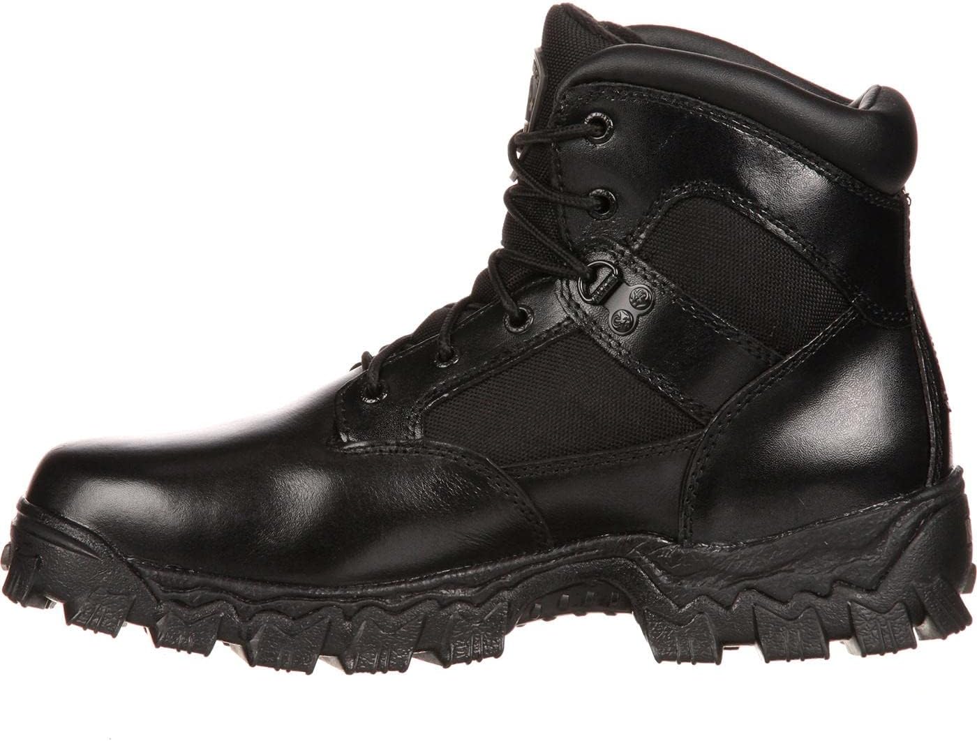 Rocky mens Alpha Force 6" Swat military and tactical boots, Black, 13 US