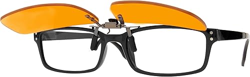 Miniatura 4 de Computer Blue Light Blocking Clip-on Reading Glasses for Sleep, Eye Strain, Fluorescent Glare and Migraine Light Sensitivity