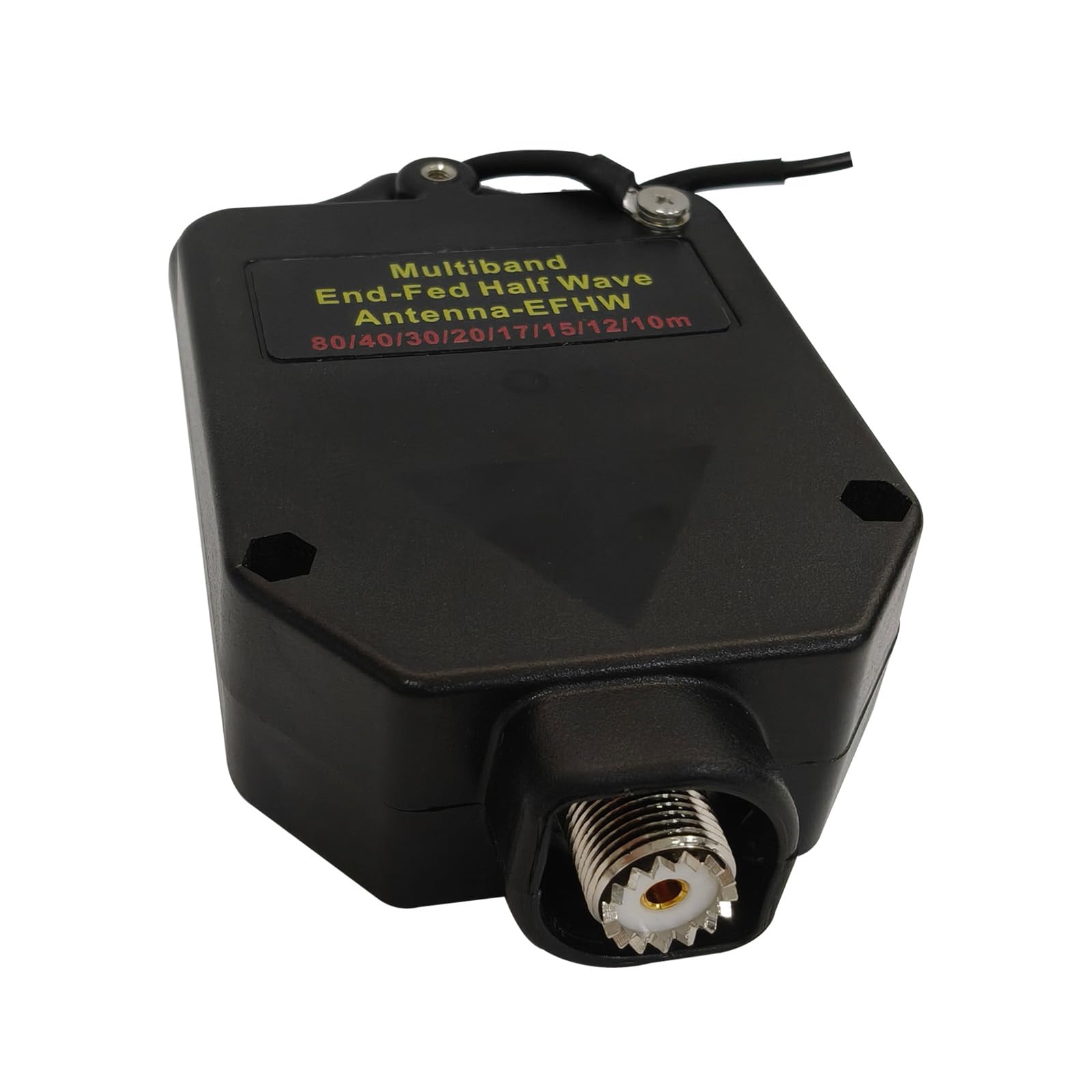 JYR8010-150W End Fed Half Wave Antenna 8 bande 80 m – 10 m EFHW HF Shortwave 3,5 – 29,7 MHz con 1:64 Balun 150 W Multiband Long Wire Antenna for Ham Radio No Tuning Required