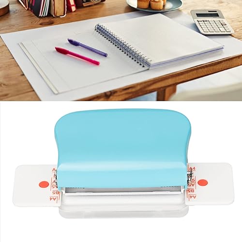 Miniatura 6 de Máquina de encuadernación, máquinas de encuadernación manual, multiusos, 6 agujeros, máquina de encuadernación de libro para oficina en casa,