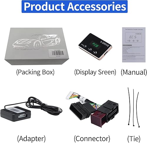 Miniatura 7 de Controlador de respuesta del acelerador, acelerador de pedal de carreras electrónico inteligente de 9 modos para Dodge RAM 1500, nuevo estilo de