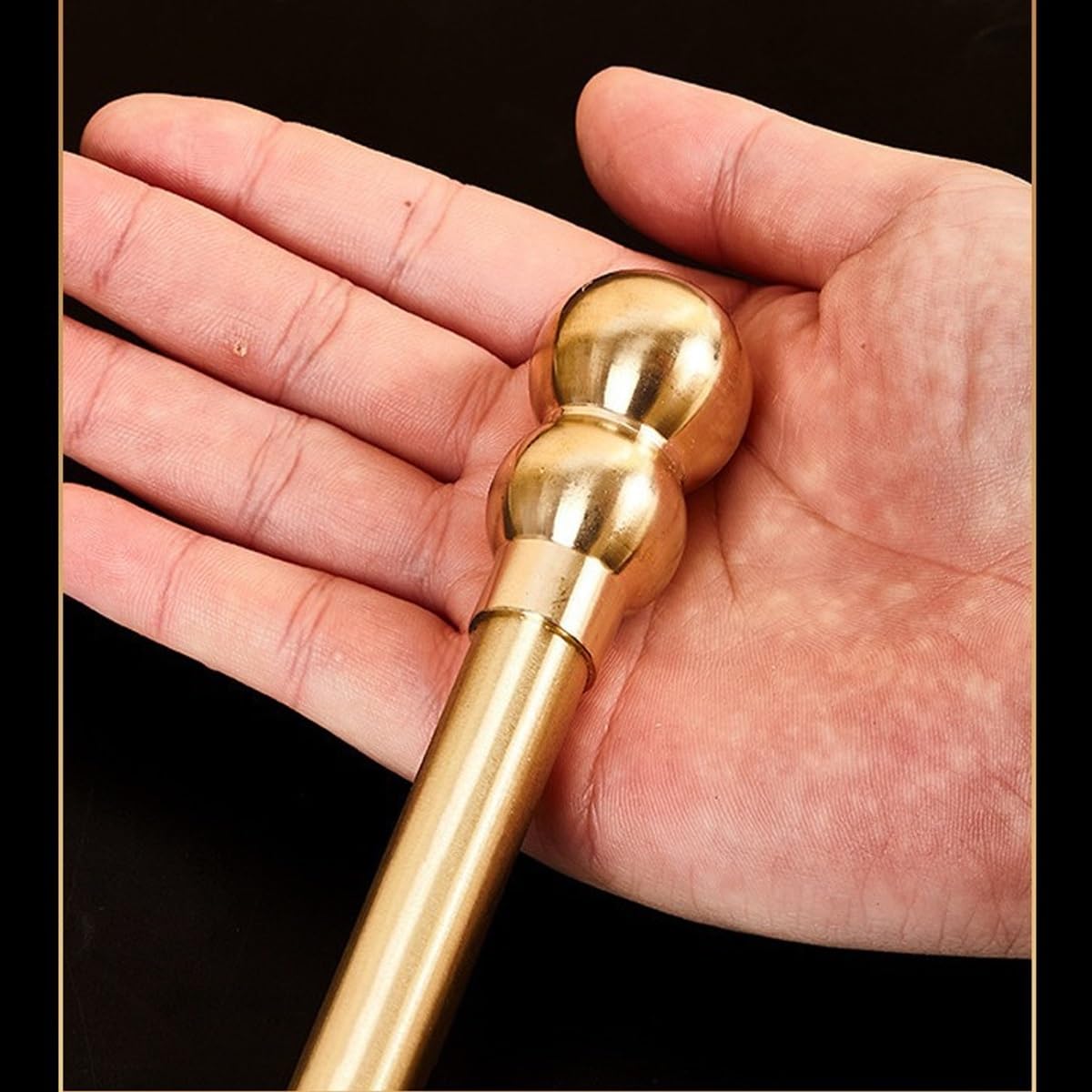 Calzador de Cobre con Mango Largo – Sin agacharse, Auspicioso y Propicio, Elegante y Estiloso, Borde Liso para Personas Mayores, Mujeres Embarazadas, Hombres(24.8in)
