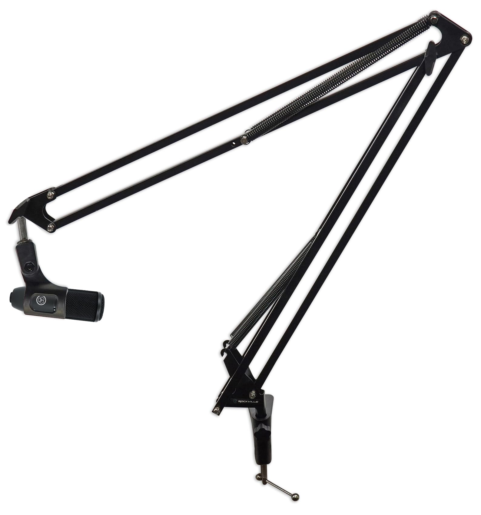 Audiosavings Bundle: AKG P120 Studio Condenser Recording/Live Streaming Microphone Professional Mic Bundle with Rockville DMS40 40