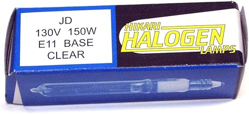 Miniatura 2 de Hikari JD7015 - Bombilla halógena de 150 vatios - JD - Base de mini candelabro - Transparente - 2,000 horas de vida - 2300 lúmenes - 130 voltios