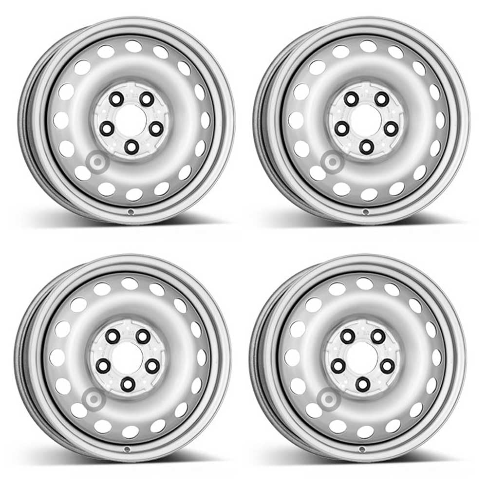 4x Alcar Stahlfelgen 4-6501 6.5Jx16 ET52 5x112 kompatibel mit Mercedes Benz Vito V