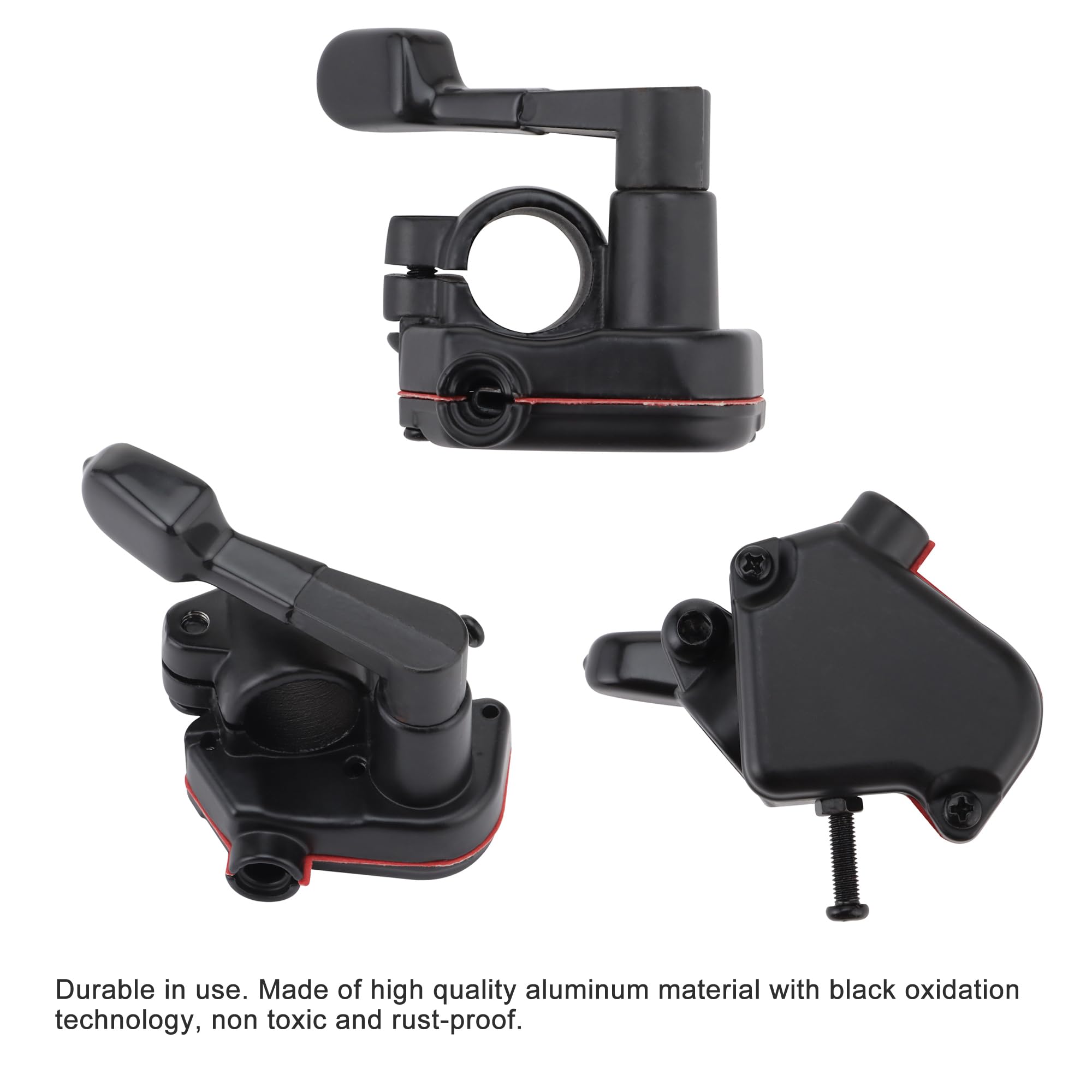 GOOFIT Acelerador De AceleracióN Pulgar De 22mm Con Manguito De Goma Montaje De Control De Palanca Reemplazar Para 50cc 70cc 90cc 110cc 125cc Pit DirtBike ATV Quad Go Kart