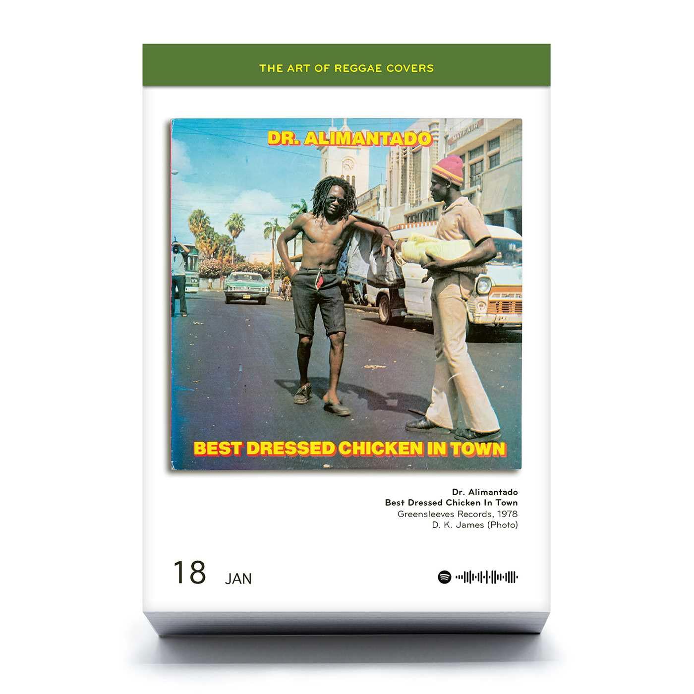 The Art of Reggae Covers: Tagesabreißkalender mit 366 Best-of Reggae Vinyl Covern aus über 6 Jahrzehnten. Zusätzlich mit praktischen Spotify Codes. (The Art of Vinyl Covers)