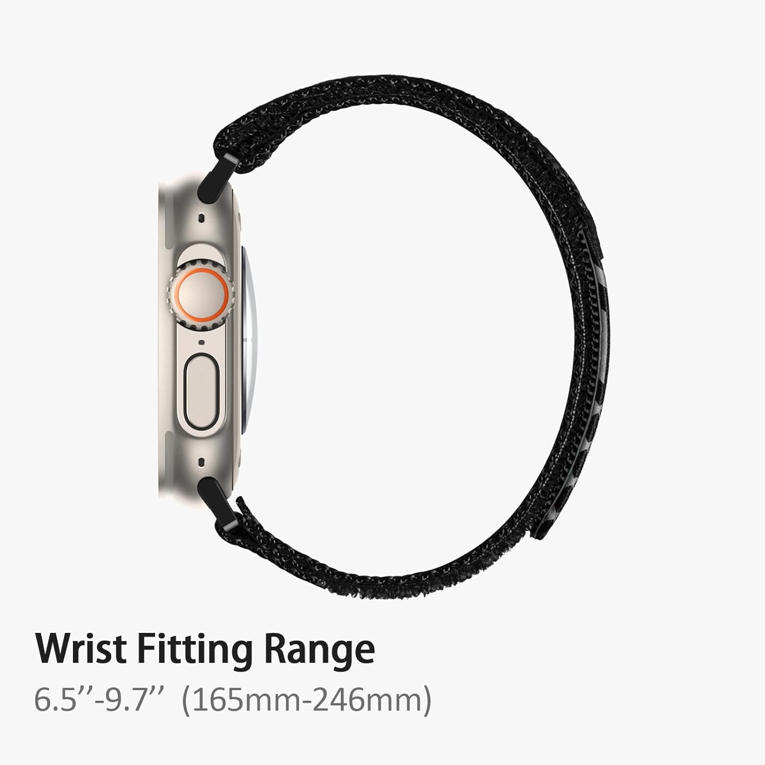 ULTIMAL Band Compatible with Apple Watch 49mm/45mm/44mm/42mm, Wide Loop Nylon Sports Strap, Hollow Out Breathable Design for iWatch Series 9/8/7 6/5/4/SE/SE2 3/2/1 Ultra 2/1 (49mm/45mm/44mm/42mm XL,