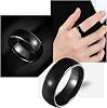 Anillo Inteligente de Cerámica con Chip RFID T5577 Reescritable, Negro o Blanco, Epoxi | Réplica de Tarjeta de Acceso 125kHz, Joyería de Anillo de Cerámica RF con Chip T5577 7