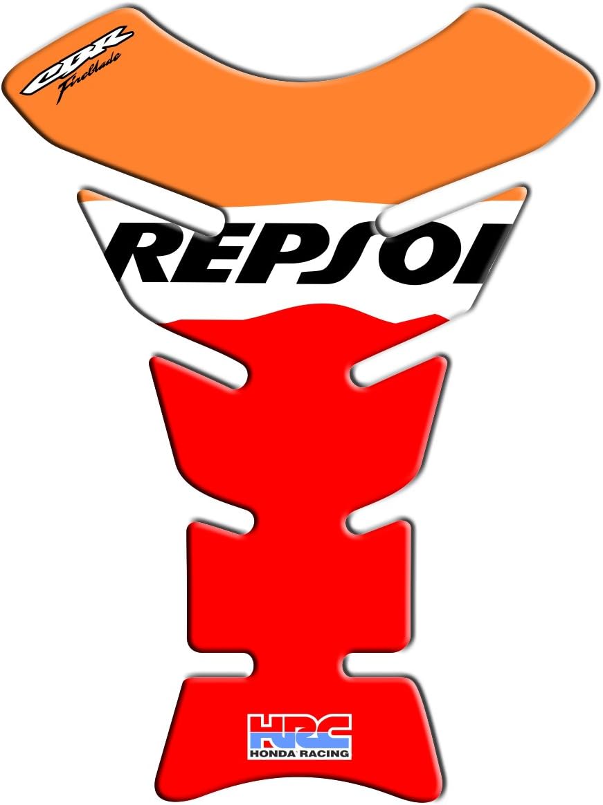Motorbike Tank Pad Protector Motorcycle Scratch Pad compatible ''Repsol 6" Tank Pad