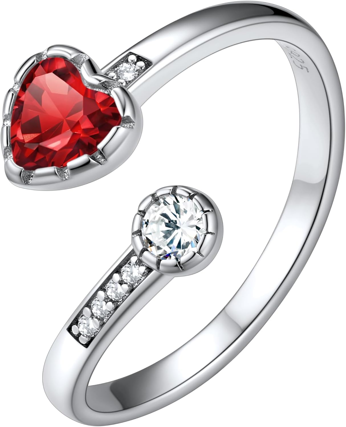 Birthstone Bracelets For Women 925 Sterling Silver Double Layer