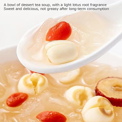 Miniatura 7 de Semilla de loto blanco seco 10.58 oz Semilla de loto seca hueca 10.58 oz