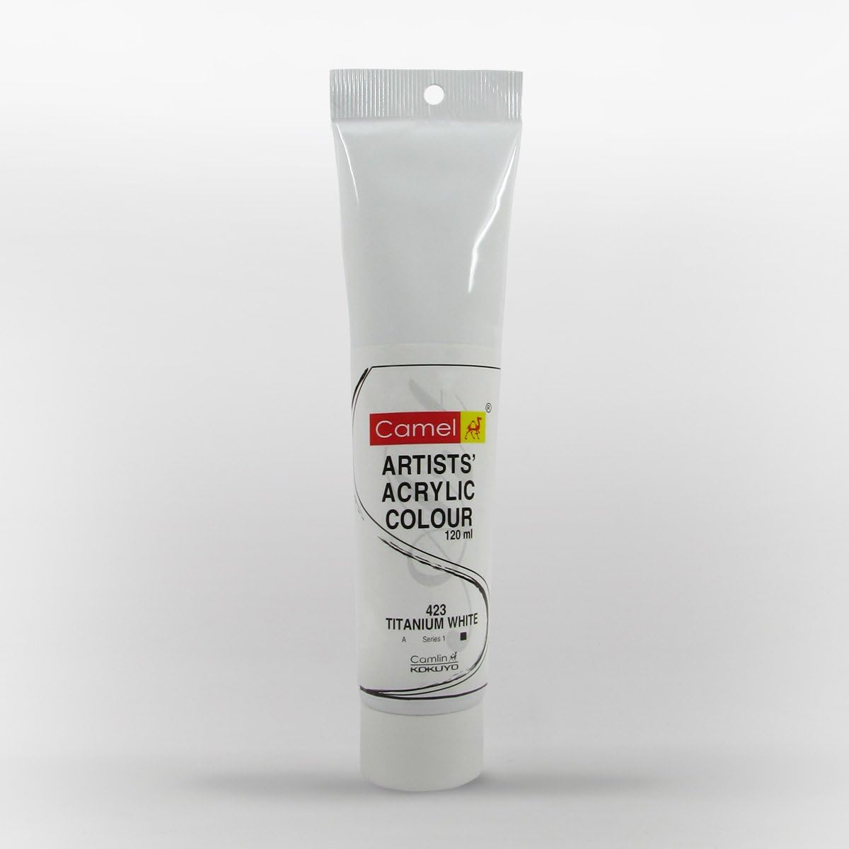 Camlin Kokuyo Artist Acrylic Colour Tubes 120Ml Titanium White 423
