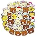 XXCKA   Girl Cartoon Rilakkuma Pegatinas Impermeable monopatín Equipaje Maleta Guitarra Scrapbooking Divertido Pegatina para niños 40 unids / Pack