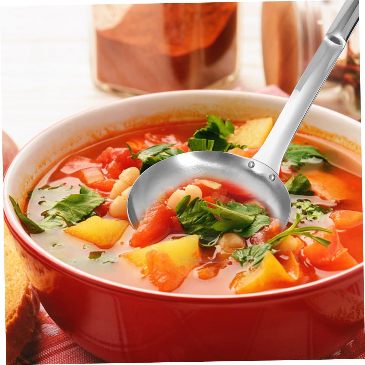 Skimmer Spoon Stainless Steel Fine Mesh Strainer for Frying