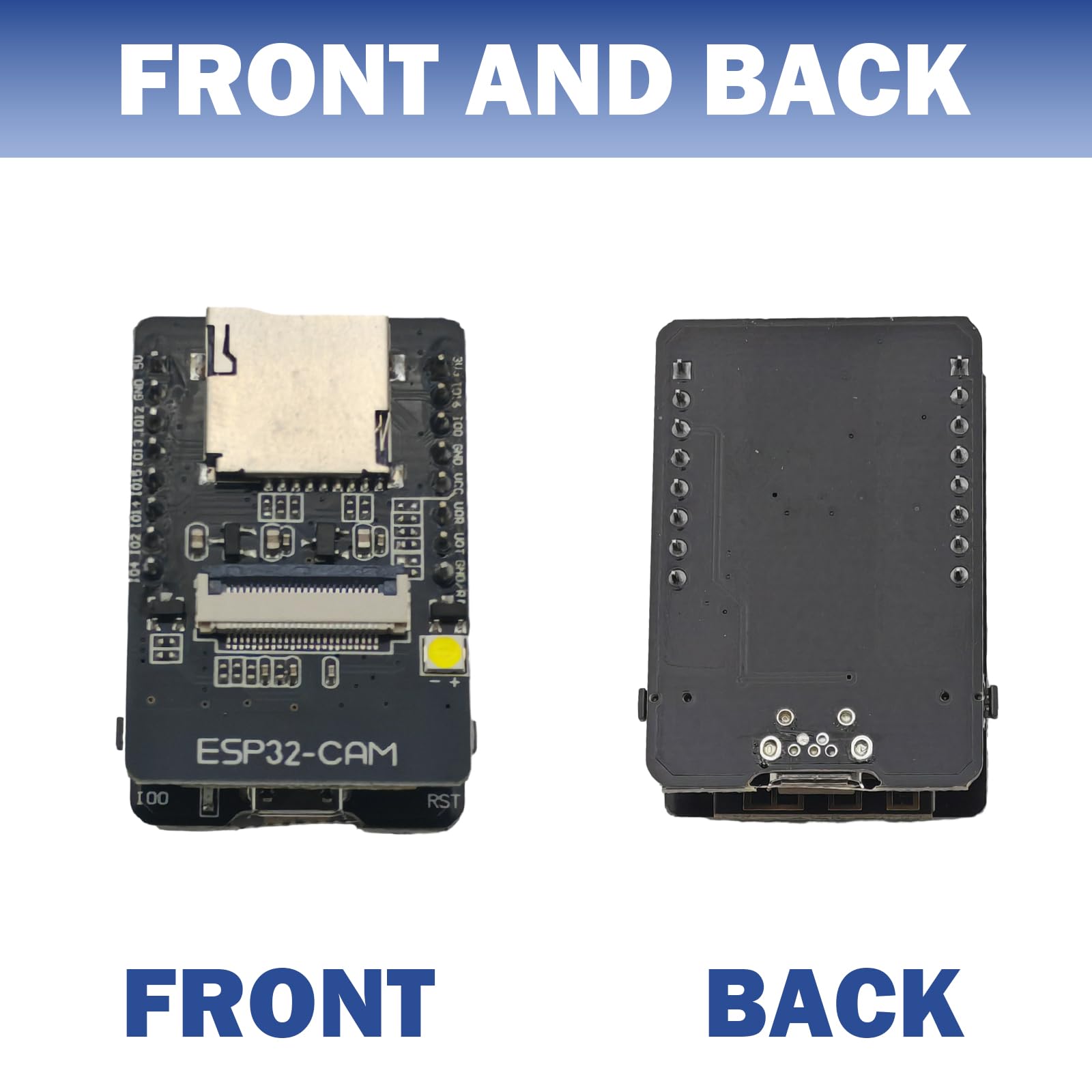 ESP32-CAM-Modul Mit Kamera, 2,4 GHz WiFi + Bluetooth, Dual-Core, 5V Micro-USB, Kompatibel Mit Arduino, 4/8 MB PSRAM – Perfekt Für IoT-Bastler
