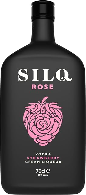 Silq Rose Strawberry Vodka Cream Liqueur, 70cl