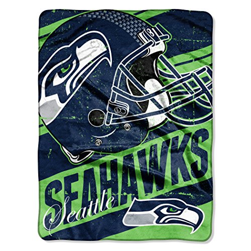Northwest NFL Seattle Seahawks Unisex-Adult Micro Raschel Throw Blanket, 46