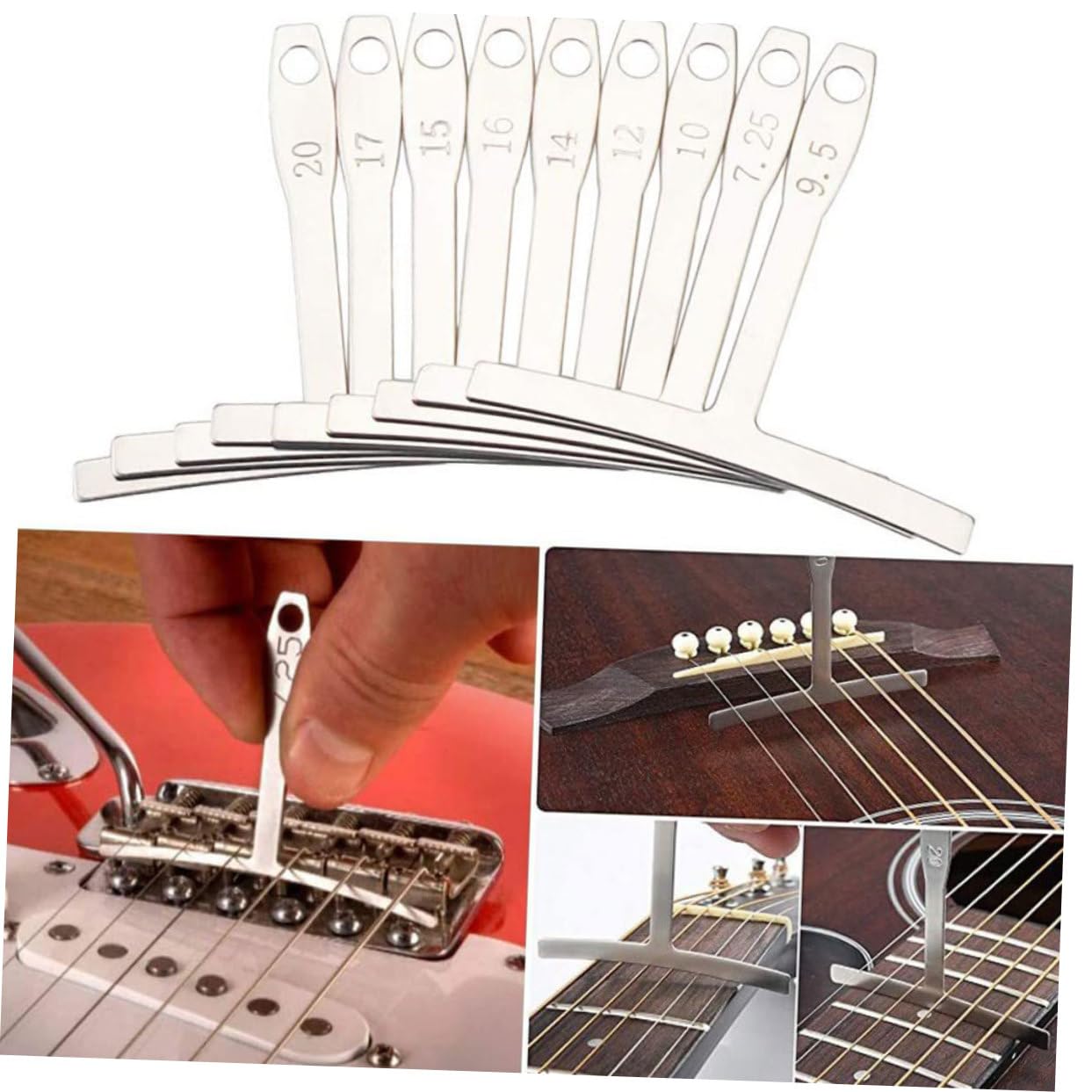 1 juego Kit de Herramientas de Reparación de para y Limpieza de Instrumentos Incluye Accesorios Prácticos y Duraderos de Transportar Bolsa