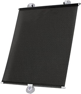 VICASKY Persianas Pretas Cortinas Bloqueadoras De Sol Para Carro Persianas Retráteis Persianas Para-Sol Perfuradas Com Ventosas Persianas Persianas Para Veículos Pretas Roda De Rolagem
