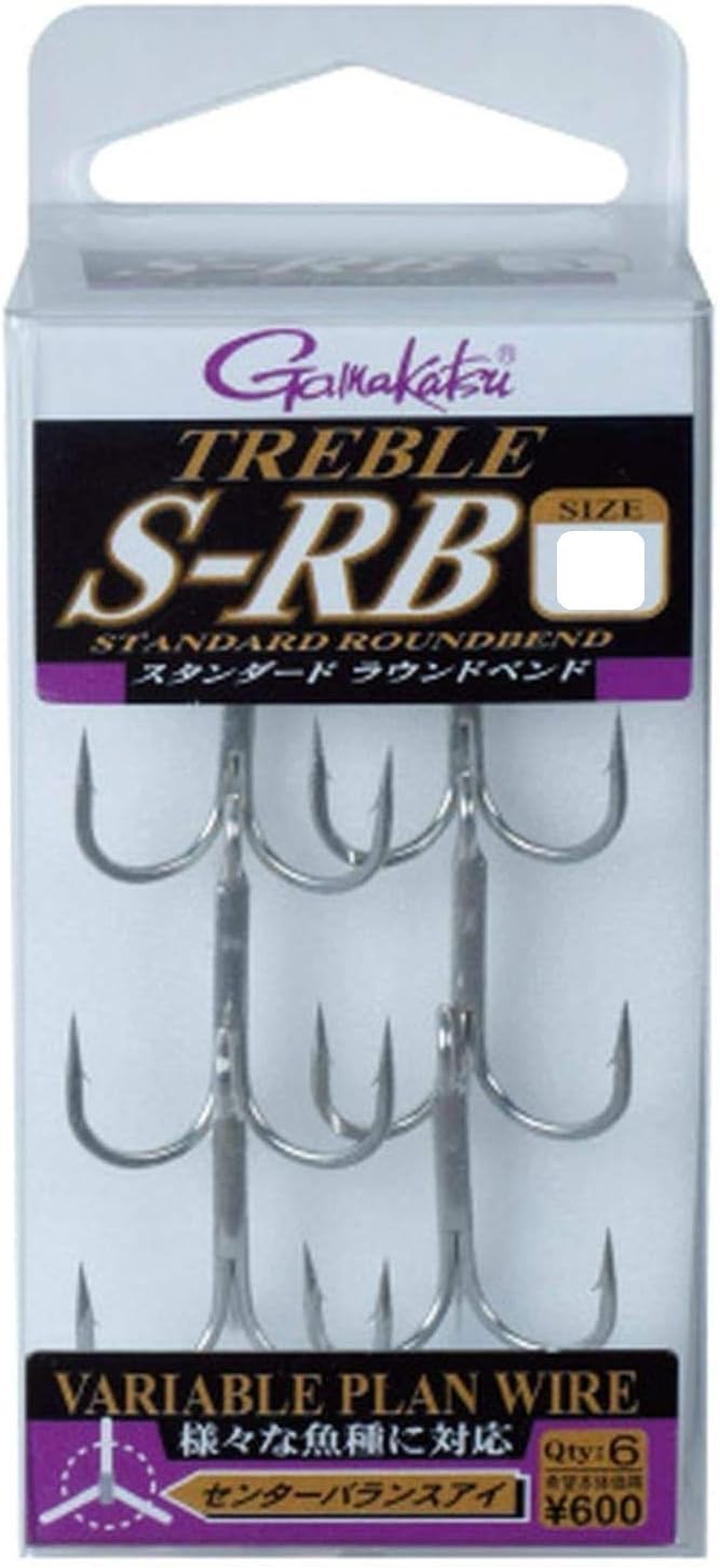 Gamakatsu Treble Hook, Rose, Treble S-RB (Silver)