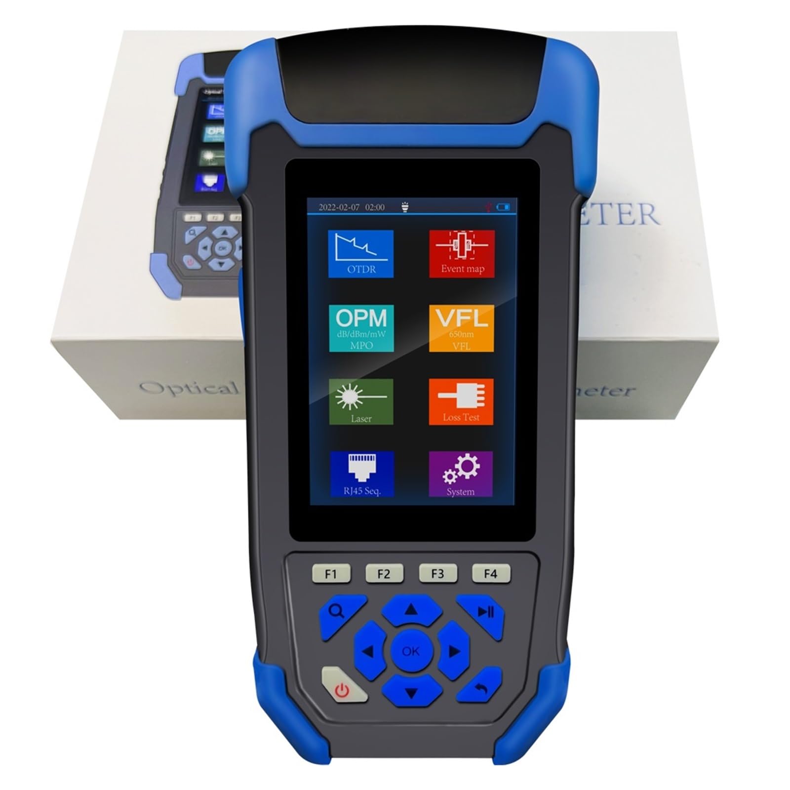 Testeur de fibre optique, Réflectomètre OTDR Avec Connecteur SC FC, Temps Optique, Testeur De Fibre, 24/22dB, 1310nm, 1550nm